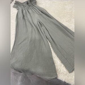Justify Sage Green Smocked Pants